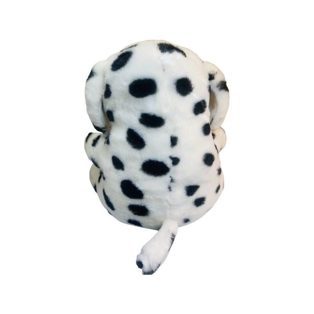LOGO Bear Black & White spotted Puppy Dalmatian Plush Stuffed Animal Doll 8.5" - Picture 6 of 7